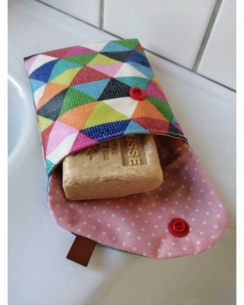 Pochette à savon Arlequin