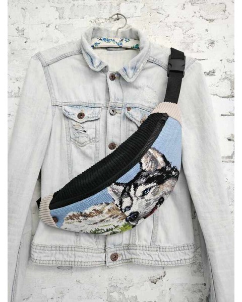 Grand sac banane en Canevas...