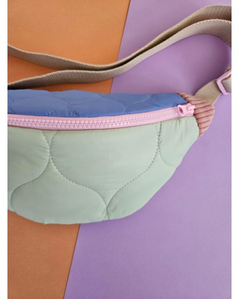 Sac banane matelassé - Tons...